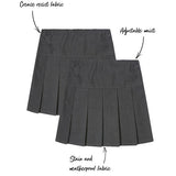 MS Girls Crease Resistant School Skirts 12-13 Years Grey