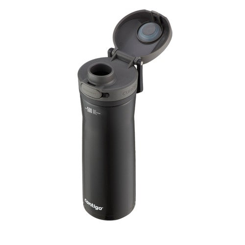 Contigo Jackson Chill Licorice Black reusable water bottle - British product
