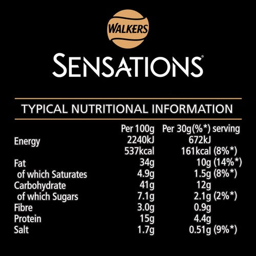 Walkers Sensations coated peanuts Thai sweet chilli 150g (British brand)