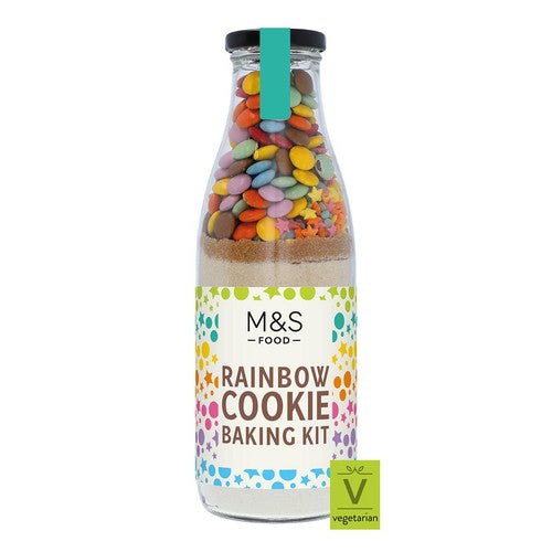 M&S rainbow cookie baking kit 645g, imported from the UK