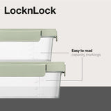 LocknLock NestnLock Sage Green food storage container set 3pc, UK version