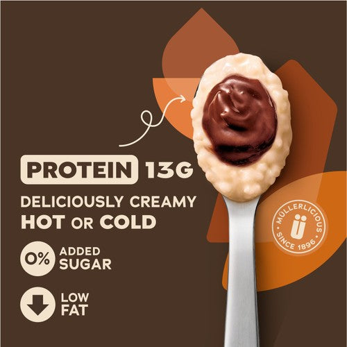 Müller Rice Protein Chocolate Pudding (British brand)