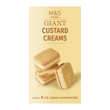 M&S giant custard cream biscuits 240g, imported from the UK