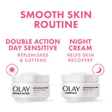 Olay double action sensitive day moisturiser cream, imported from the UK
