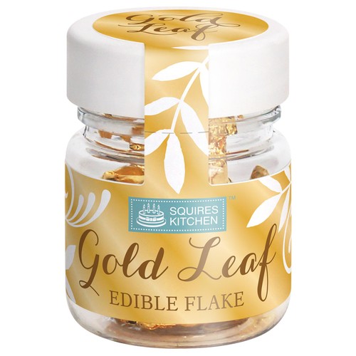 Squires Kitchen Pure Gold Leaf Flake 20g (British brand)