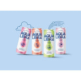Aqua Libra variety pack flavoured sparkling water 12 x 330ml cans - British product