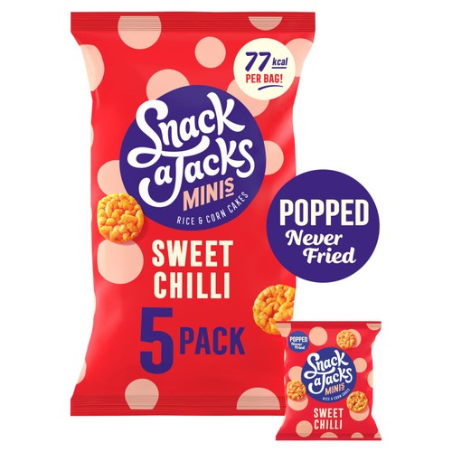 Snack a Jacks sweet chilli rice cakes 19g multipack (British brand)