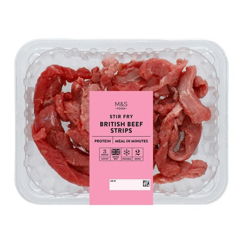 MS Seasoned British Beef Stir Fry Strips