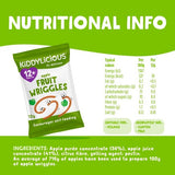 Kiddylicious apple wriggles baby snacks 12g, UK version