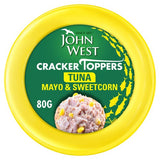 John West tuna sweetcorn mayonnaise spread 80g, UK version