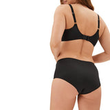 M&S Womens Flexifit No VPL High Rise Shorts, 8, Black