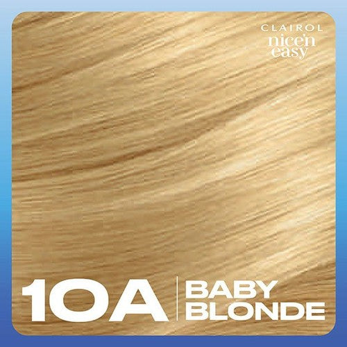 Clairol Nice'n Easy hair dye kit in Baby Blonde shade - British product