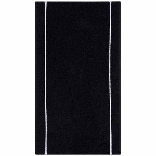 M&S Kelly Hoppen Beretta Stitch bath sheet black white - imported from the UK
