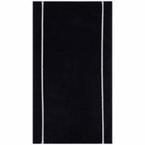 M&S Kelly Hoppen Beretta Stitch bath sheet black white - imported from the UK