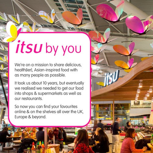 Itsu chilli miso instant noodles pot 64g, UK version