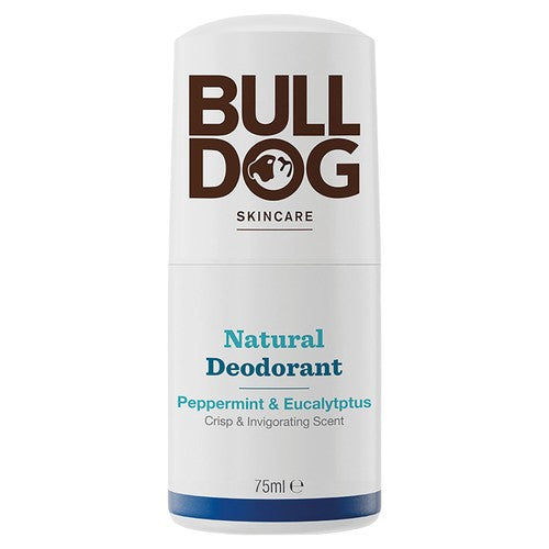 Déodorant roll-on naturel Bulldog à la menthe poivrée et à l'eucalyptus - Produit britannique