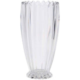 M&S Scallop Tapered Glass Vase, Clear