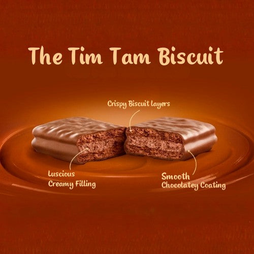 Tim Tam Original Chocolate Biscuit Bars 163g (British brand)