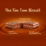 Tim Tam Original Chocolate Biscuit Bars 163g (British brand)