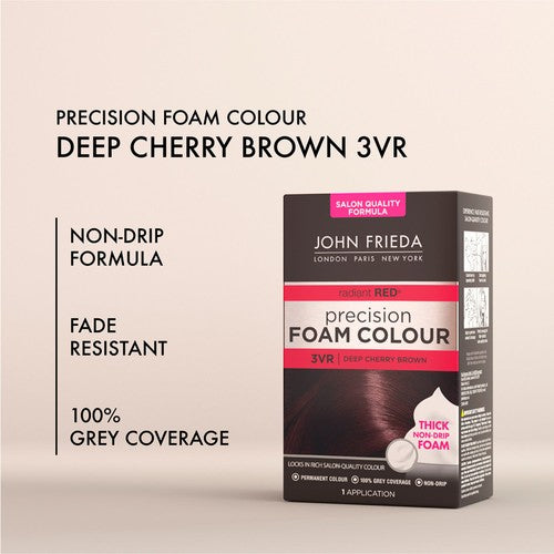 John Frieda hair dye Deep Cherry Brown 3VR, UK version