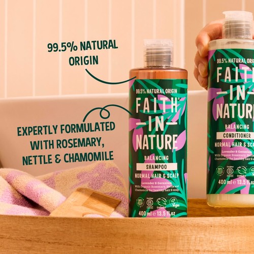Faith in Nature Lavender & Geranium Shampoo - British product
