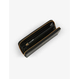 Whistles crocodile-embossed leather purse, imported from the UK