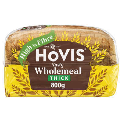 ASDA Hovis Tasty Wholemeal Thick Sliced Bread 800g- Buy online at McGrocer