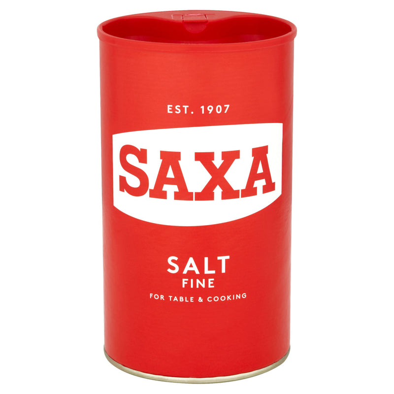 Saxa fine salt 750g (British brand)