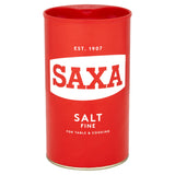 Saxa fine salt 750g (British brand)