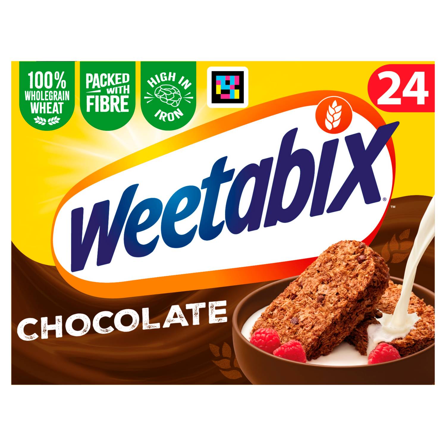 Weetabix chocolate cereal 24 biscuits, UK version