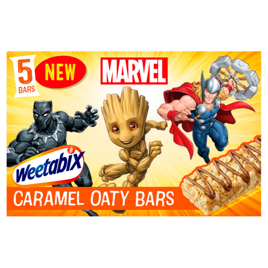 Weetabix Marvel 5 Caramel Oaty Bars 115g GOODS ASDA   