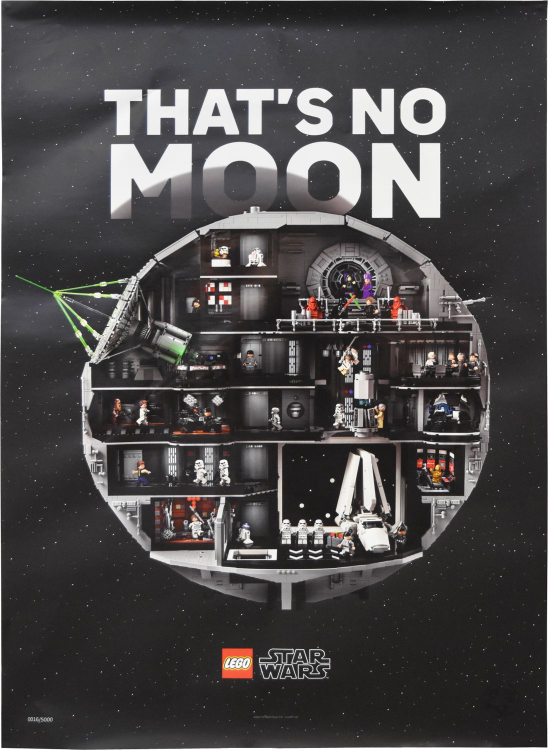 LEGO UCS Death Star poster limited edition - British product