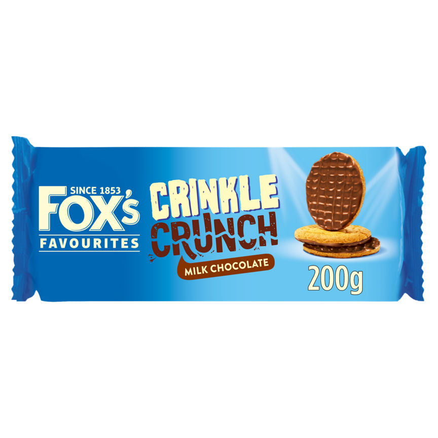 Fox's Favourites Crinkle Crunch Milk Chocolate 200g GOODS ASDA   