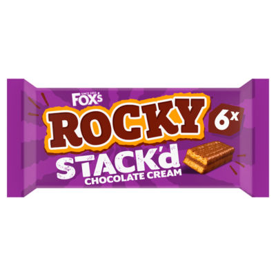 Fox's Stack'd Chocolate Cream 150g, imported from the UK