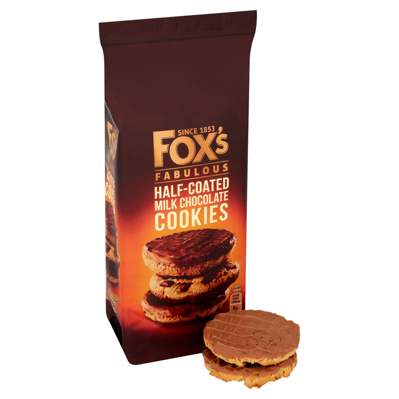 Fox's Chocolate Cookies Half Coated 175g - British product