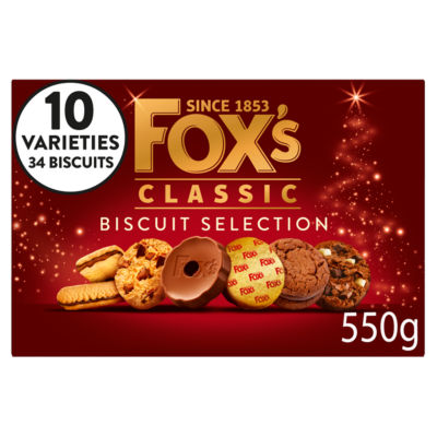 Fox's Classic Biscuit Selection 550g biscuit assortment (British brand)