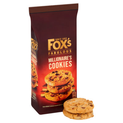 Fox's Millionaire's Cookies 180g - British product