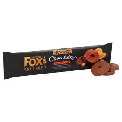 Fox's Limited Edition Fabulous Chocolatey Orange Rounds 130g