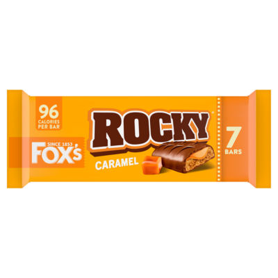 Fox's Rocky Caramel Bars with Milk Chocolate 136.5g - British product