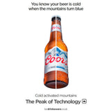 Coors lager beer 330ml 18 pack, imported from the UK
