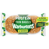 Warburtons Bagels Fins Protéinés pack de 4, version UK