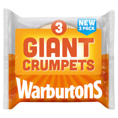 Warburtons 3 Giant Crumpets