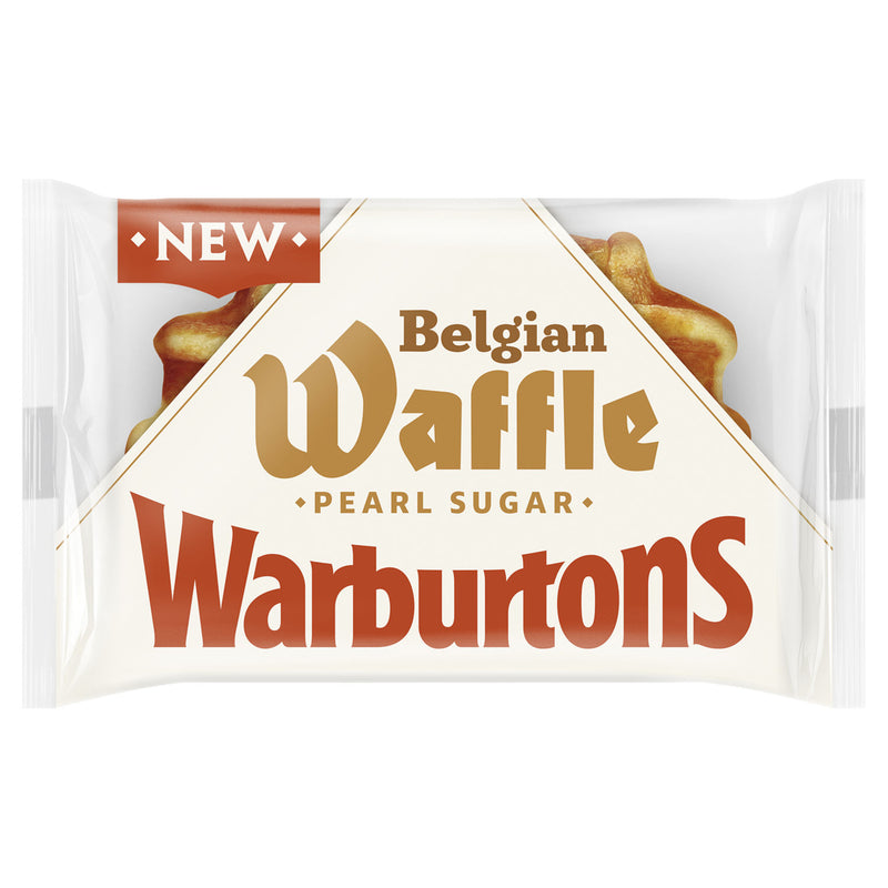 Warburtons pearl sugar Belgian waffle 70g, UK version
