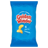 Golden Wonder Salt & Vinegar crisps multipack 6x25g (British brand)