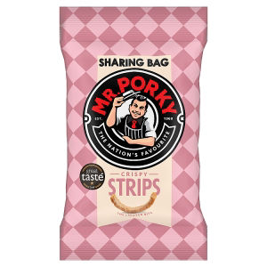 Mr. Porky crispy pork strips sharing bag 55g - British product