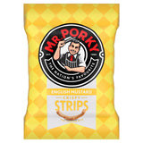 Mr Porky English Mustard Crispy Strips 32g (British brand)