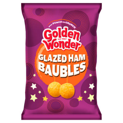 Golden Wonder Glazed Ham Baubles 150g, UK version