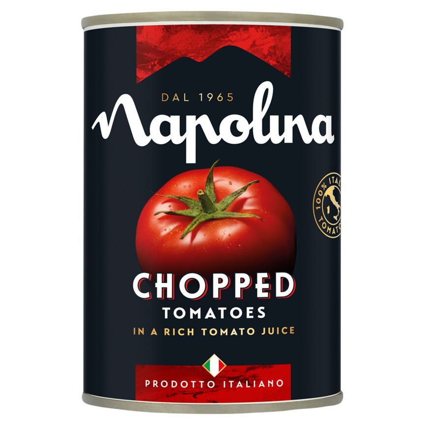 Napolina Chopped Tomatoes in a Rich Tomato Juice GOODS ASDA   