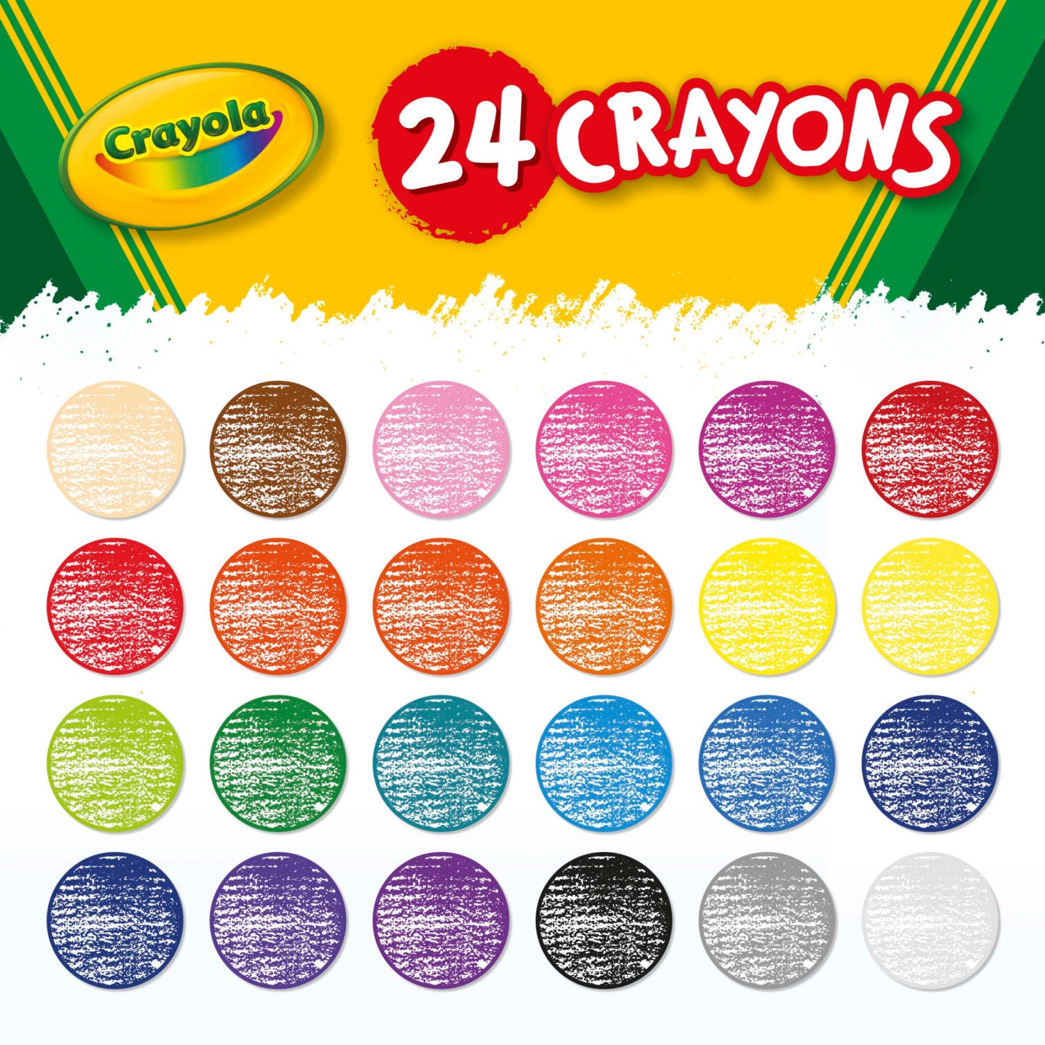 Crayola 24 crayons set - British product