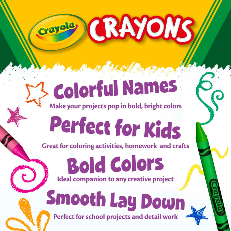 Crayola 24 crayons set - British product